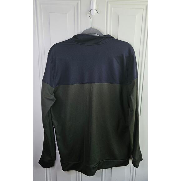 Under Armour Green Fitted Mens XL Track Jacket Zip UP Collared Active Wear Gym - Picture 2 of 6